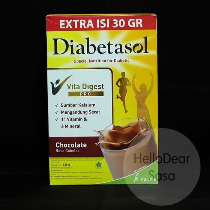 

Diabetasol Susu Diabetes Coklat 630gr