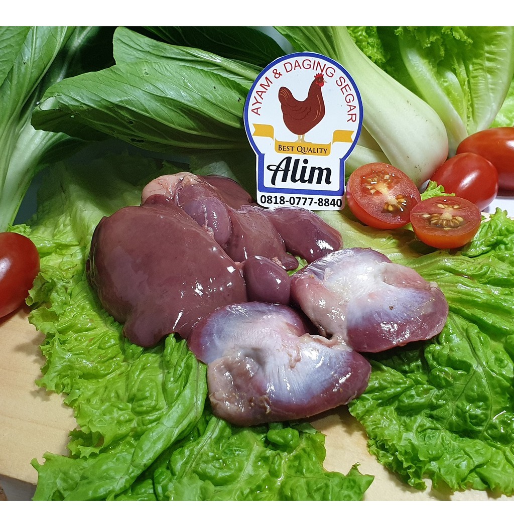 

Ati Ampela Ayam 1 Pasang (Fresh Chicken Heart & Livers)