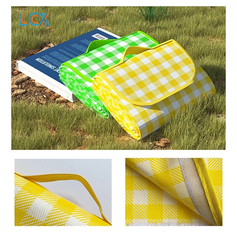 LCX Tikar Lipat Piknik Jinjing Waterproof Jumbo 2 Meter Matras Tamasya Liburan Anti Air Karpet Traveling VS-32