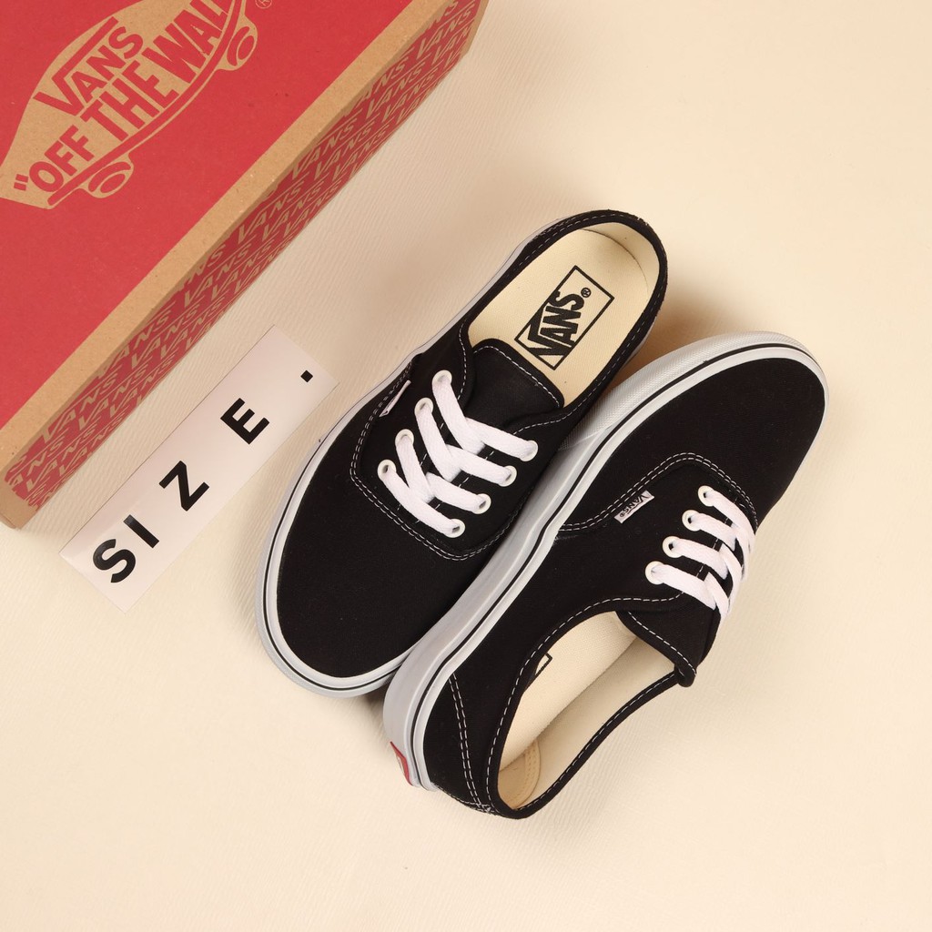 Vans Authentic Classic Black White 1