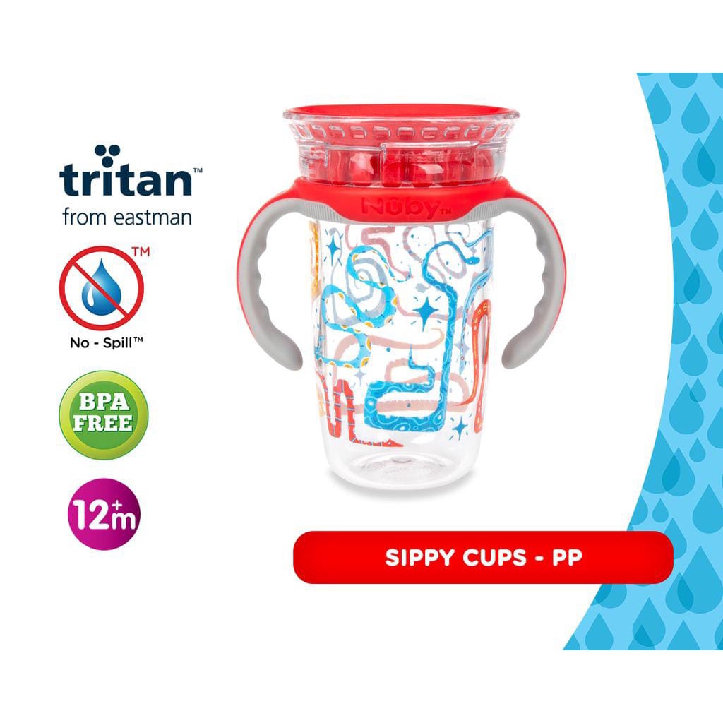 Nuby - Smart 360 Cup with Hygienic Cover 300ml