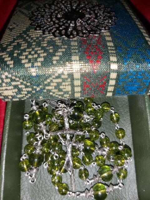 Rosario Batu Alam Green Peridot 6 Mm