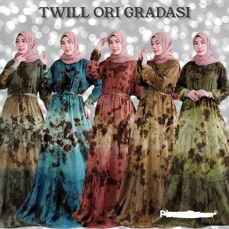 Gamis Twill Ori Gradasi