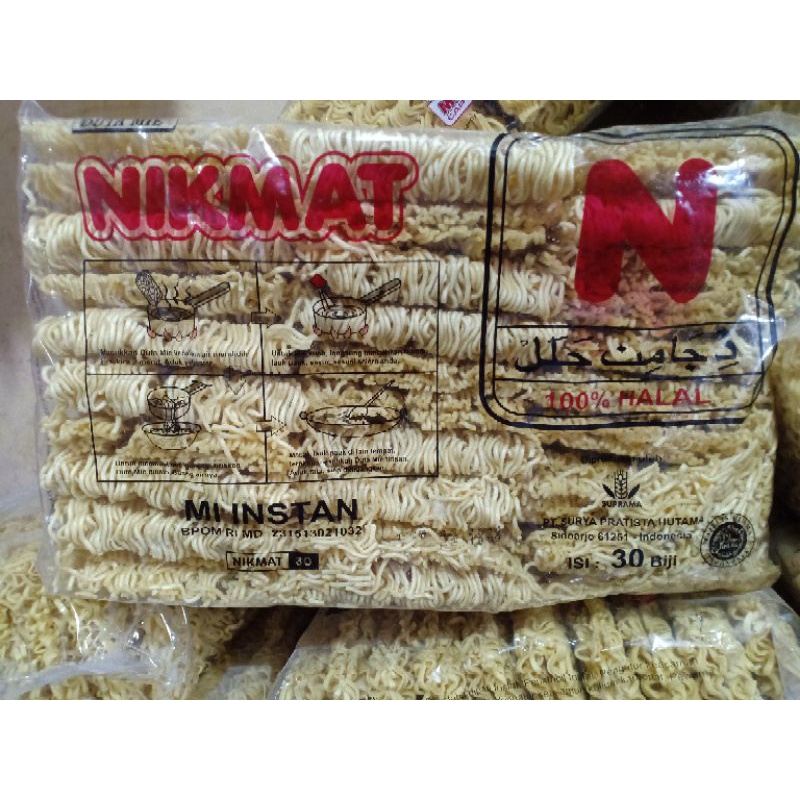 

Mi Nikmat / Mi Instan / Mie telur /30bj