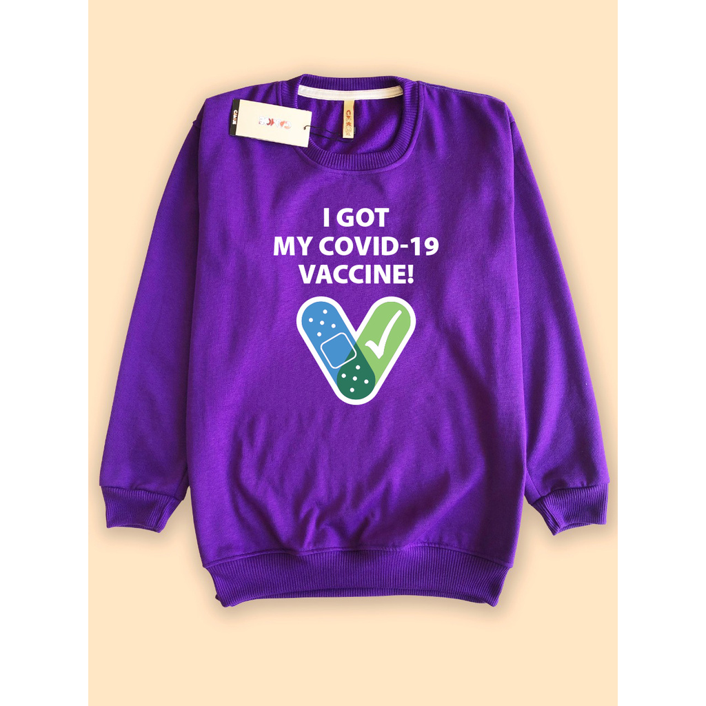 Sweater Sweatshirt I got my covid 19 vaccine Vaksin