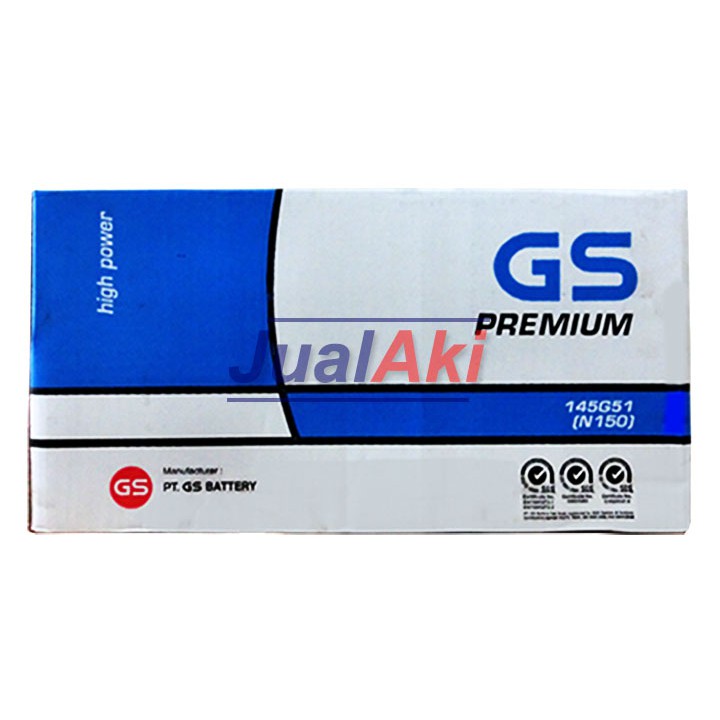 GS Premium N150 Kosong Tanpa Air 12V 150Ah