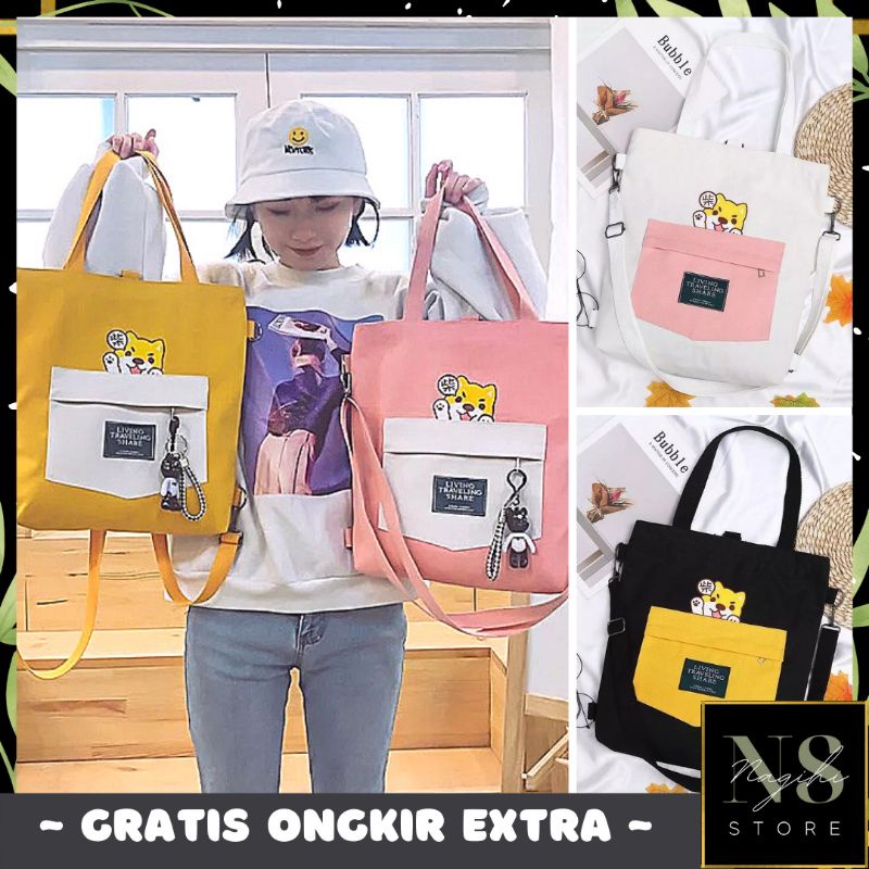 ✨NAGIHI✨ LIDYA - Tote Bag Wanita Korea/ TAS KOREA