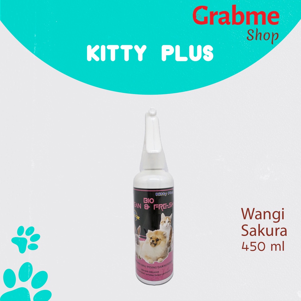 Penghilang bau Pesing &amp; Kotoran Kucing,anjing dll Bio clean Fresh