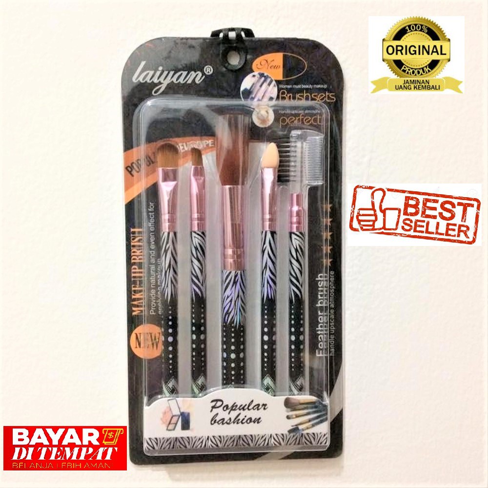 Brush Set - Kuas Make Up Laiyan - 5 in 1