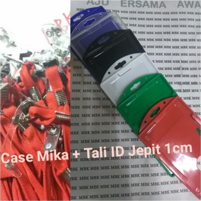 

Tali ID Card 1 CM jepit + Casing Amika