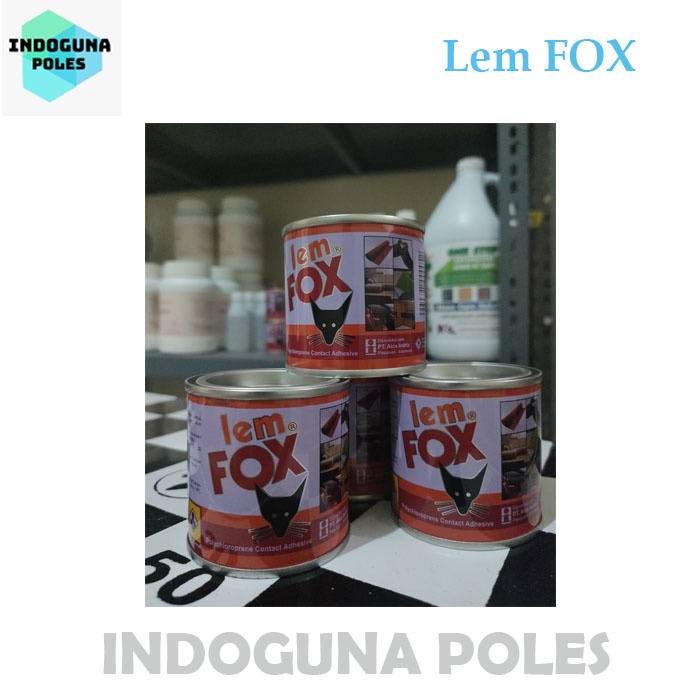 Lem Fox Lem FOX Kuning Lem Fox Kecil ( Mini )Kaleng 70gram 1kg / Lem FOX Sekelas Aibon