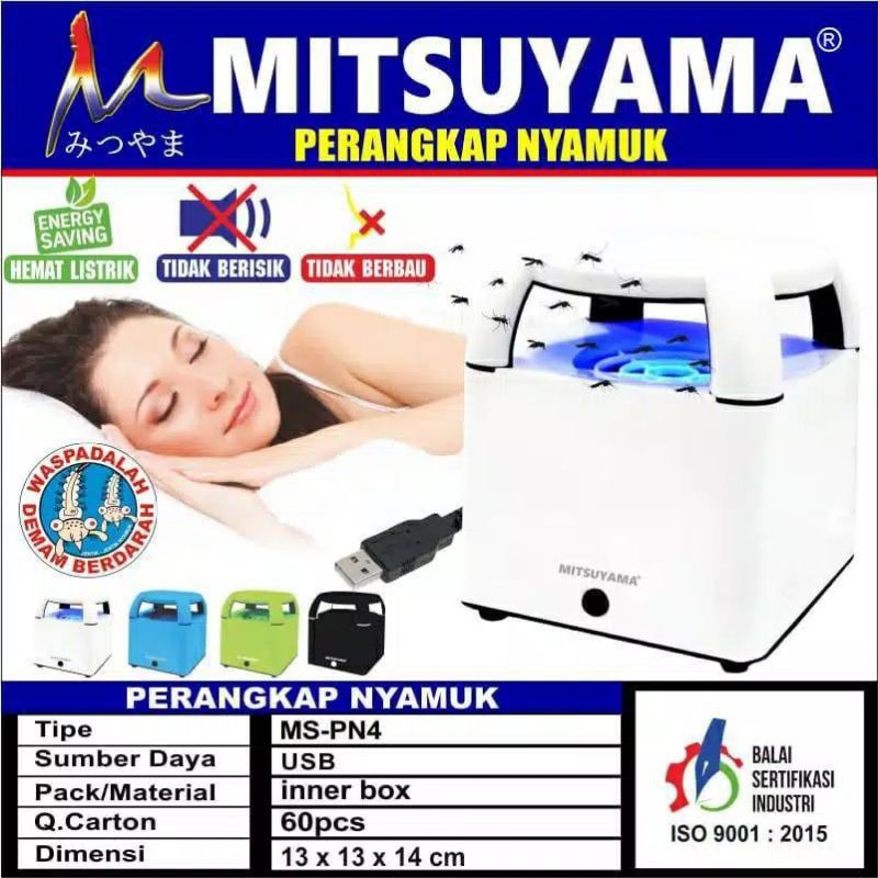 Perangkap Nyamuk MS-PN4 Mitsuyama - Alat Perangkap Nyamuk