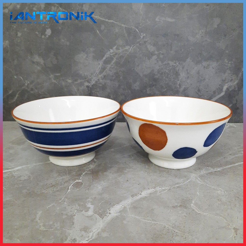 KIYOTE Ceramic Rice Bowl - Mangkuk Nasi / Soup Keramik Japanese Style