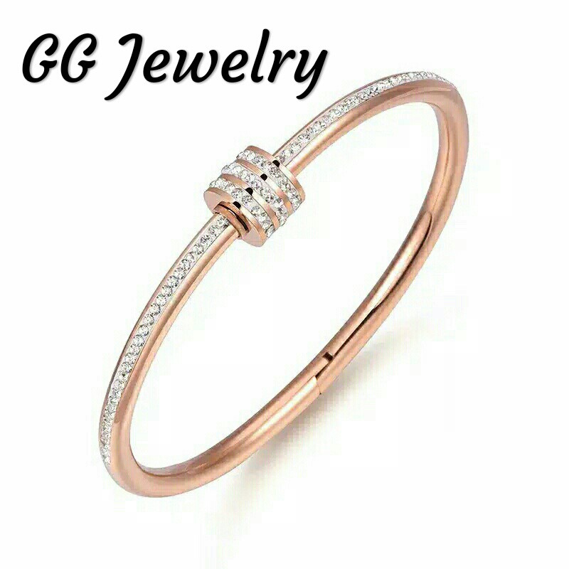 GG Gelang Bangle Ring Putar Titanium # GB-106