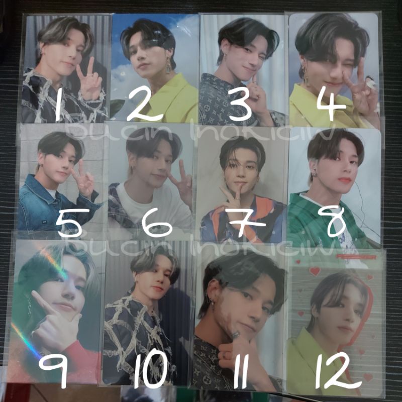 ATEEZ PHOTOCARD WOOYOUNG BENEFIT FEVER PART 2 MMT KTOWN YES24 MUART YGLOBAL OTK APPLE MUSIC APPMUS M