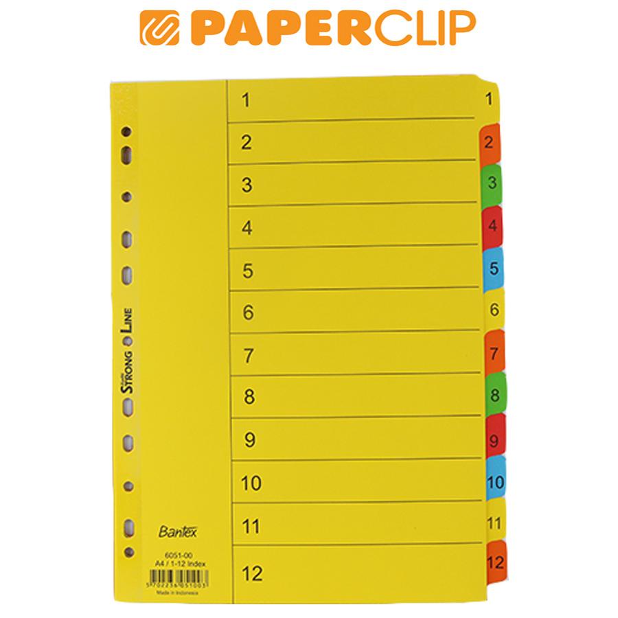 

INDEX BANTEX 6051 A4 1-12