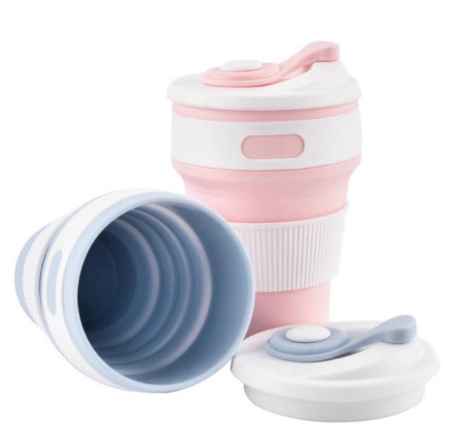 Gelas Lipat collapsible coffee cup 350ml