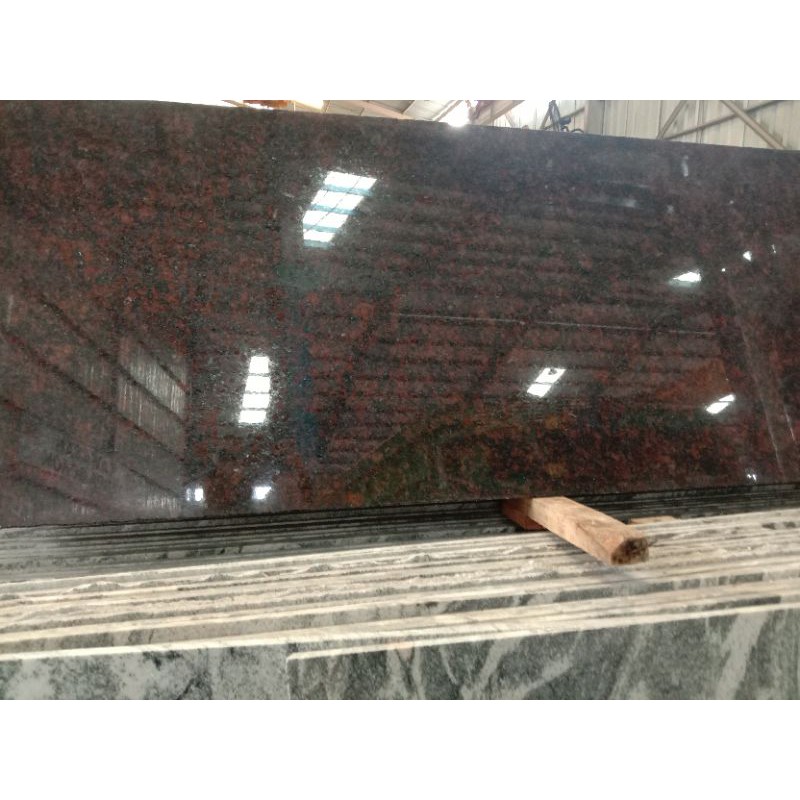 granit meja dapur Tan brown