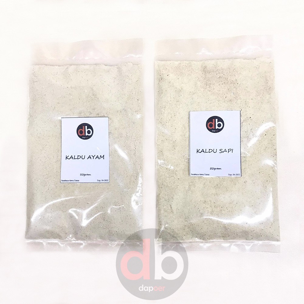 

Kaldu Ayam | Kaldu Sapi | Kaldu Udang | Kaldu Jamur | Kaldu Ikan Halal