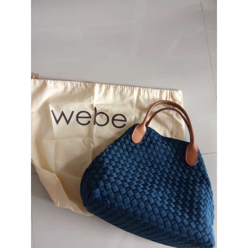 ###SOLD### Preloved tas WEBE bag Maribel Navy ori