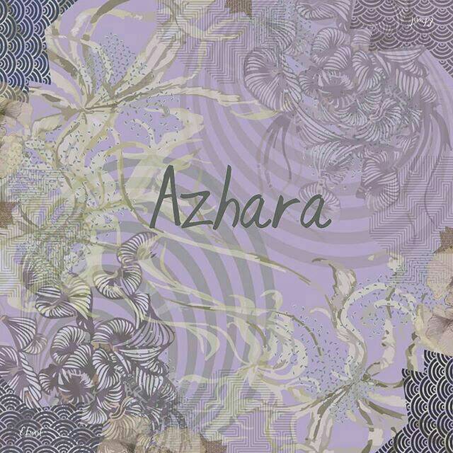 Hijab printing Azhara purple / ELscarf Premiun Hijab Printing / hijab printing Voal