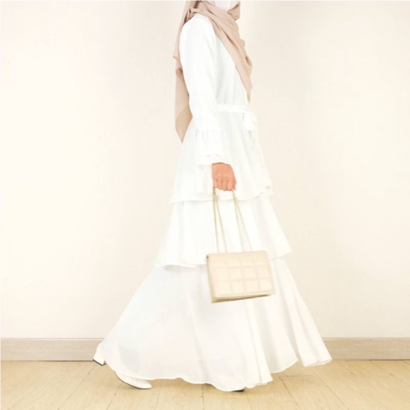 Yumna Dress / Gamis ceruty simple dan elegan