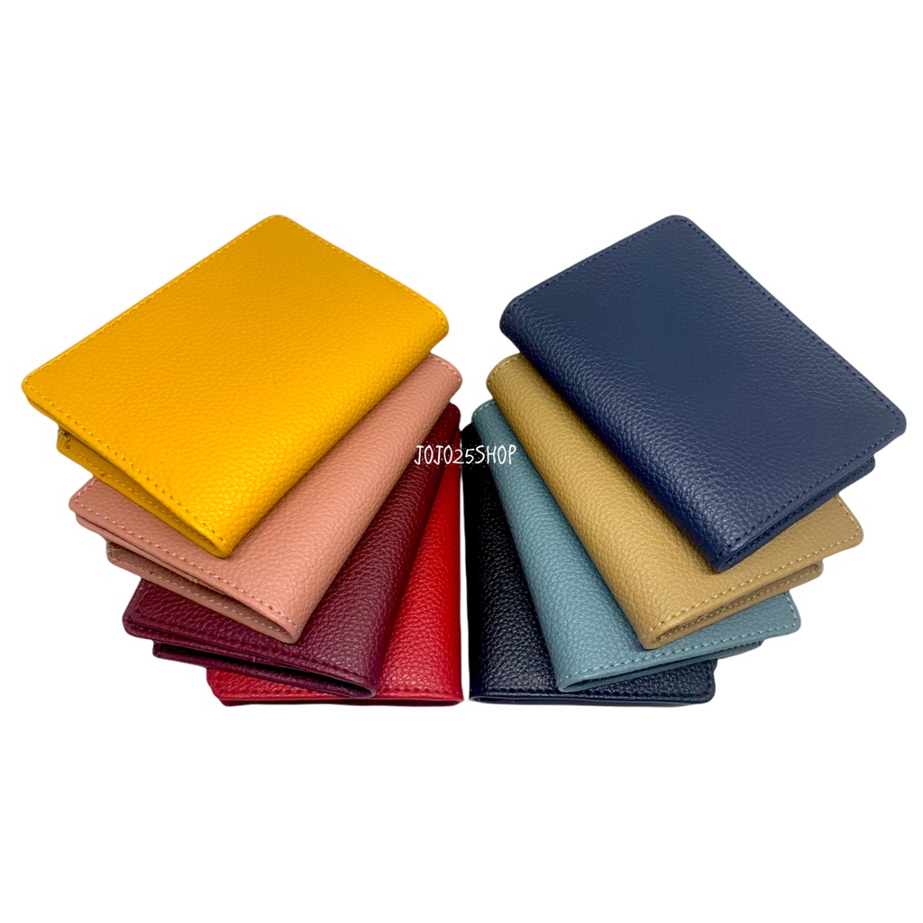 DOMPET KARTU / CARD HOLDER POLOS KULIT SINTETIS PRIA WANITA R23