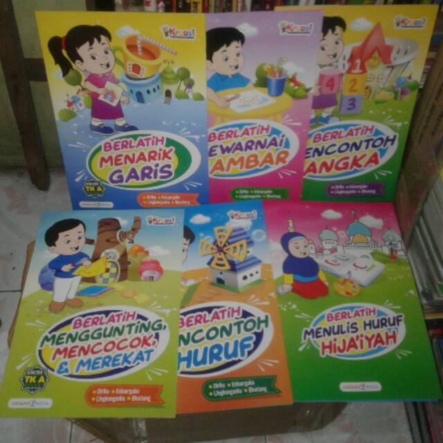 Paket 6 Buku tematik TK A semester 1