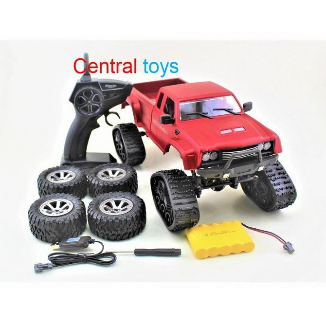 Pengiriman Cepat rc car rock crawler FAYEE FY002 B two kinds tyres 2.4ghz 4WD V MN90 - Merah DISKON