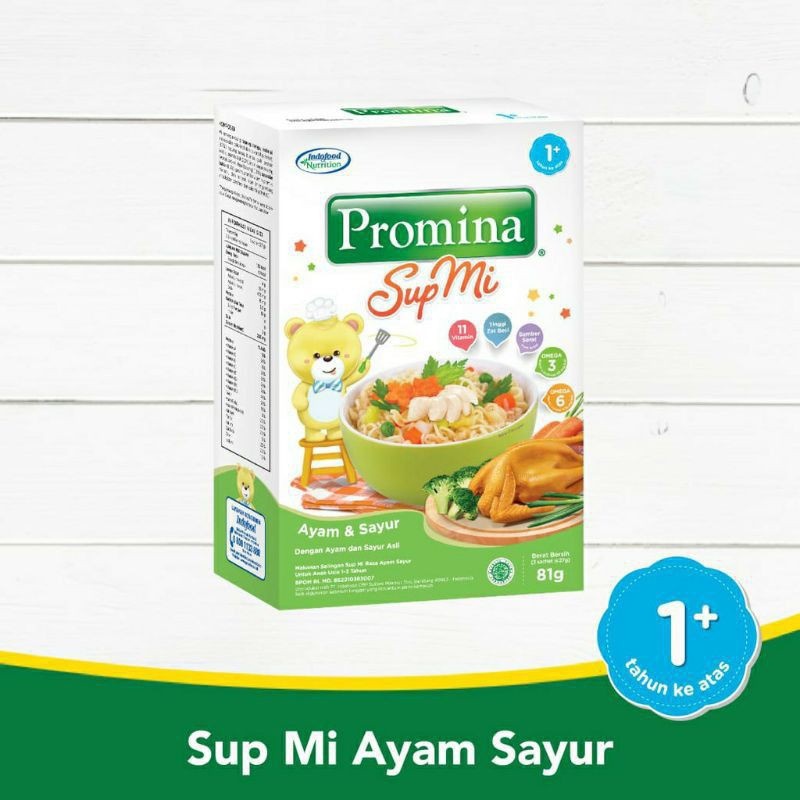 Promina Sup Mi Ayam Sayur 1+ Box / 81gr