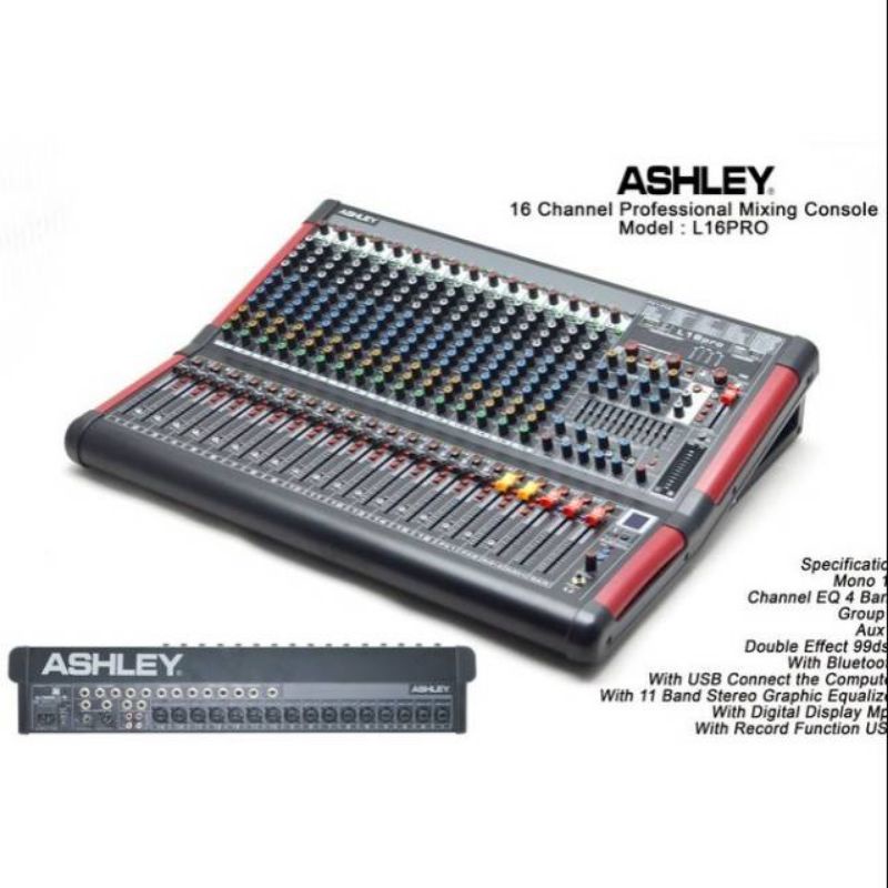 audio mixer ashley L 16Pro  16ch