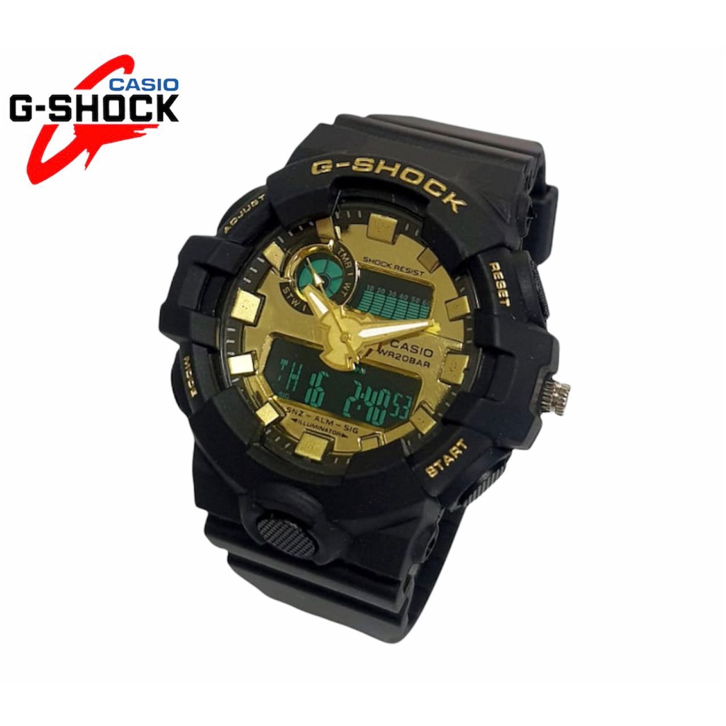 JAM TANGAN PRIA G-SHOCK CASIO GA 700 POLOS / JAM ANTI AIR