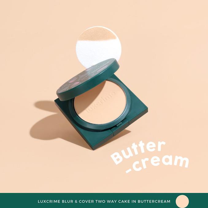 Luxcrime Blur & Cover Two Way Cake - Buttercream