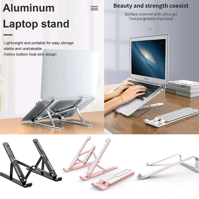 Portable laptop stand - Dudukan Laptop - Stand Holder Meja Laptop