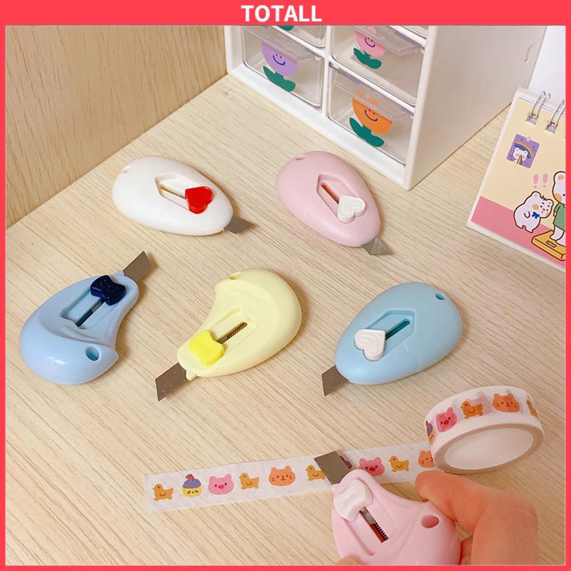 COD Cute Mini Cutter Pisau Kecil Lucu Portable Small Utility Knife Alat Perlengkapan Seni Siswa