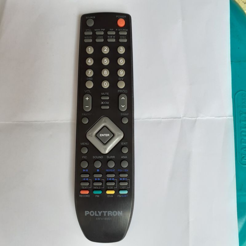 Remote TV POLYTRON LCD Original . 81F414M01 .