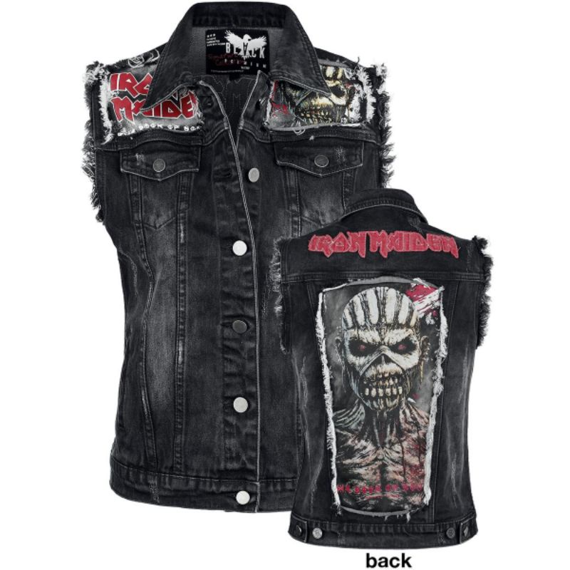 Vest denim Iron maiden 1pcs official