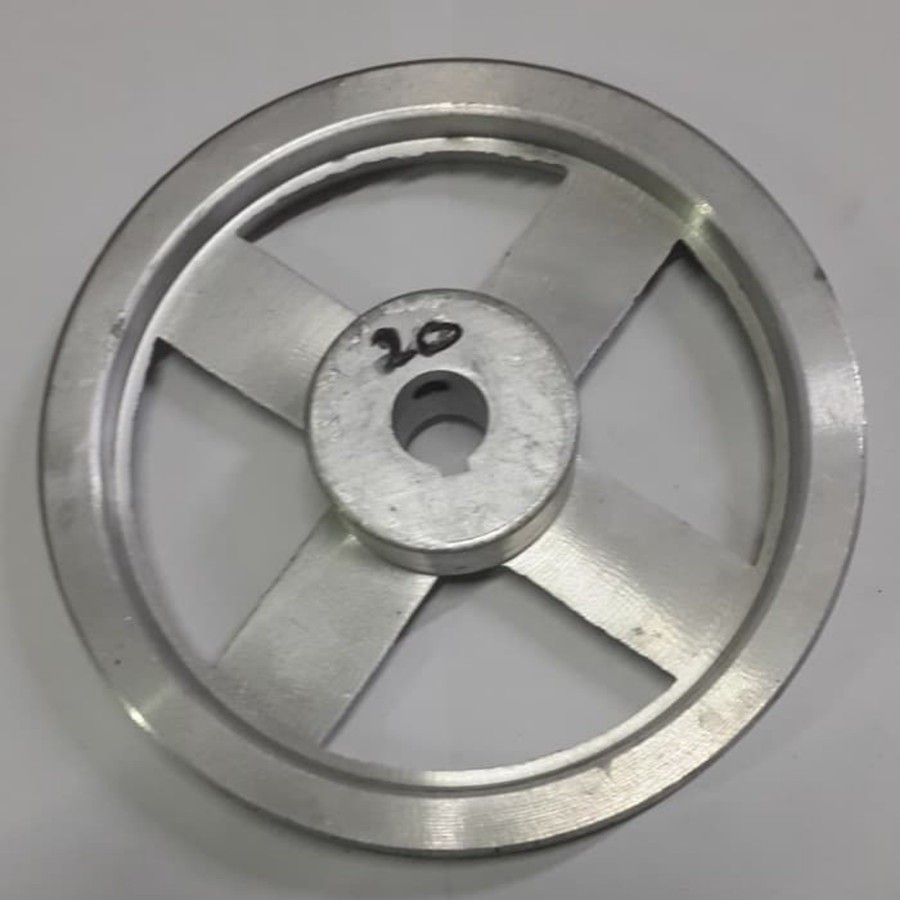 Pulley / Pully / Puli Jalur A1 Diameter 8&quot; Inch As 20 mm Aluminium