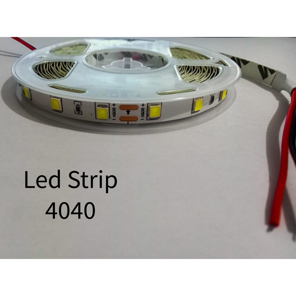 Lampu LED Strip 4040 5050 IP33 12v INDOOR Ledstrip ip 33 Warm White 12 v