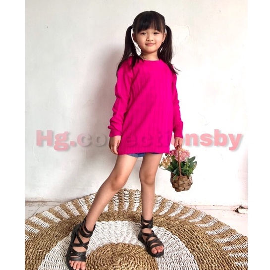 SWEATER RAJUT ANAK PEREMPUAN/ATASAN RAJUT ANAK