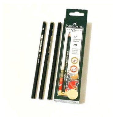 

Pensil 2B Faber Castell 9000 isi 12pcs/lsn
