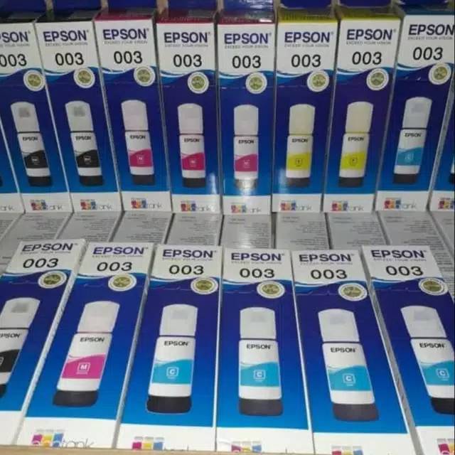 1 dus tinta EPSON 003 Original - Garansi Resmi EPSON ✅ (isi 60 pcs)