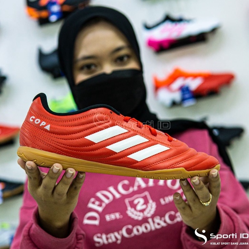 Sepatu Futsal Adidas Copa 20.4 IN - Red EF1957 Original
