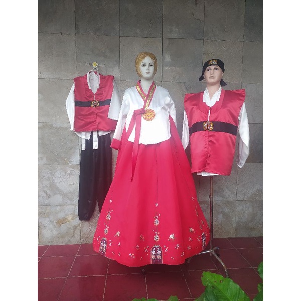Hanbok Tradisional Korea Couple Keluarga