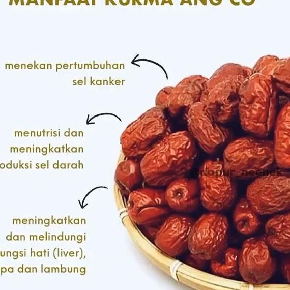 

Promo - 1000gr Angco - Hong Zao Red Dried Dates Dengan Varian Ukuran Besar/ Sedang/ Kecil ン