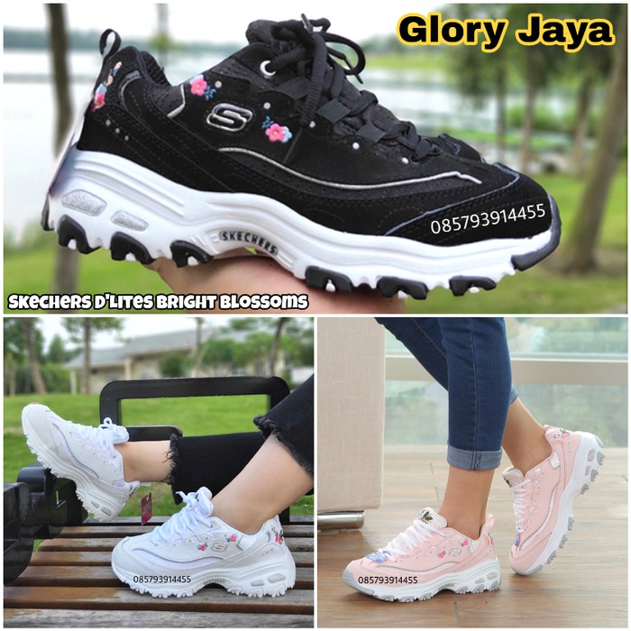 Skechers / Sepatu Skechers Wanita / Skechers Dlites / Skechers D'Lites
