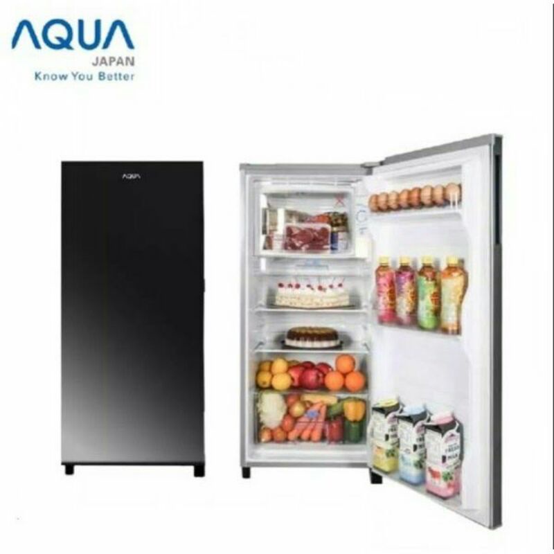 Kulkas 1 Pintu Aqua AQRD181DS / LS (Area Denpasar Only)