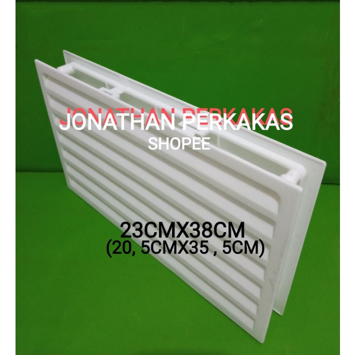 jalusi pintu kamar mandi pvc warna putih