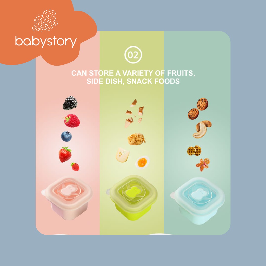 Baby Food Container mpasi wadah mpasi bayi wadah penyimpanan mpasi perlengkapan mpasi