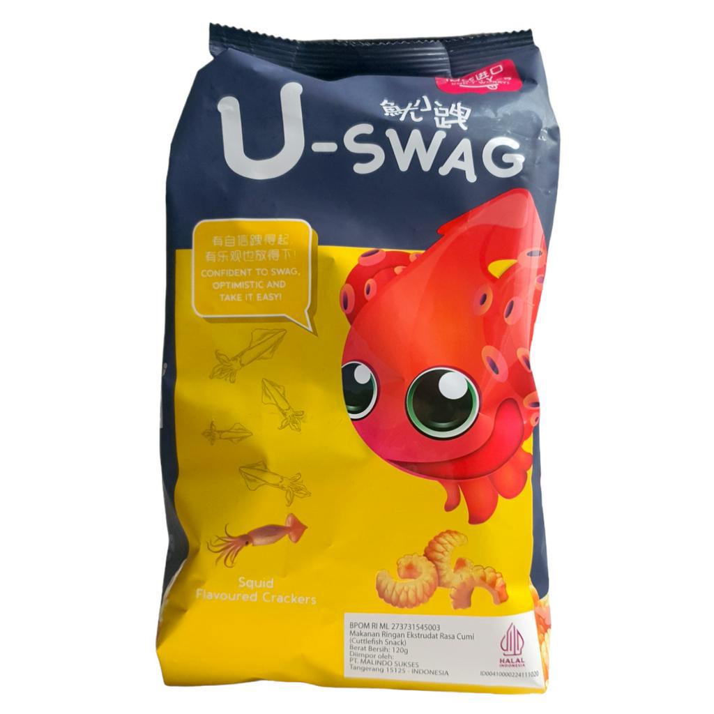 U-Swag Cuttlefish Crackers 120gr - Snack Crackers Sotong